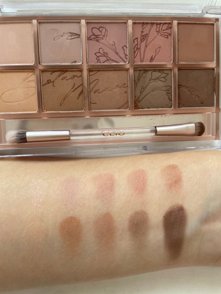 プロ アイ パレット 09 BOTANIC MAUVE/CLIO/アイシャドウパレットを使ったクチコミ(2枚目)