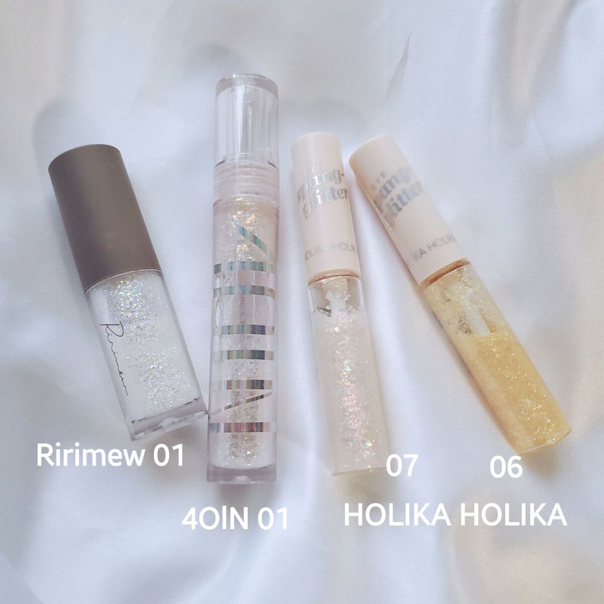 DAZE EYE GLITTER 01 DREAM CATHER/4OIN /リキッドアイシャドウを使ったクチコミ（2枚目）