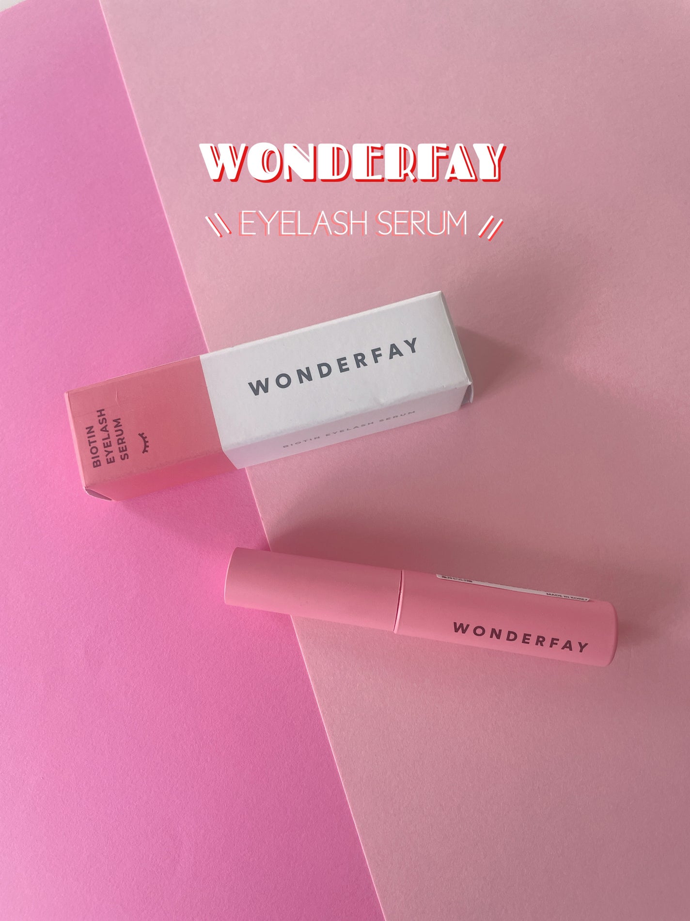 アイラッシュセラム/wonderfay/まつげ美容液を使ったクチコミ(1枚目)
