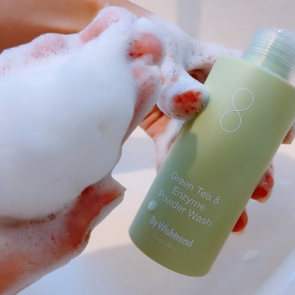 グリーンティー&エンザイムパウダーウォッシュ/By Wishtrend/洗顔パウダーを使ったクチコミ(6枚目)