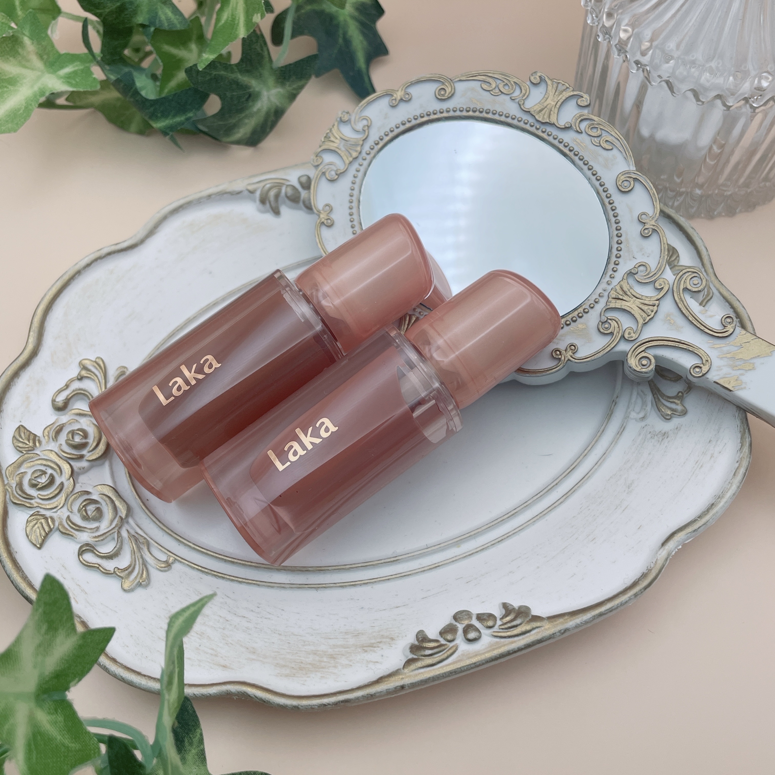 ジェリーイングヌードグロス/Laka/リップグロスを使ったクチコミ（2枚目）