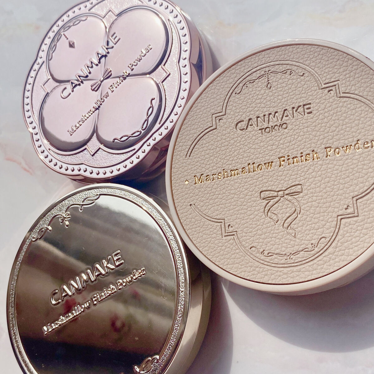 マシュマロフィニッシュパウダー MB マットベージュオークル（新パッケージ）/キャンメイク/プレストパウダーを使ったクチコミ（1枚目）
