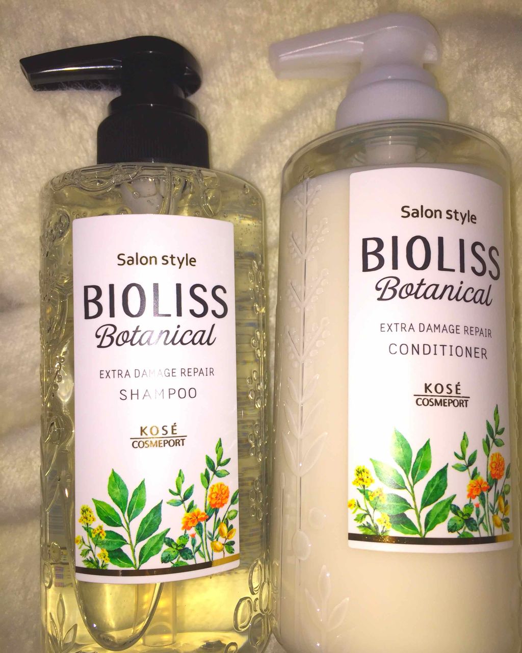 SSビオリス ボタニカル シャンプー/コンディショナー(エクストラダメージリペア)/SSビオリス/市販シャンプーを使ったクチコミ(1枚目)