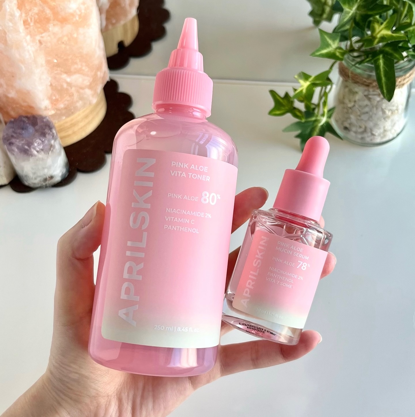 ピンクアロエビタトナー/APRILSKIN/化粧水を使ったクチコミ（1枚目）