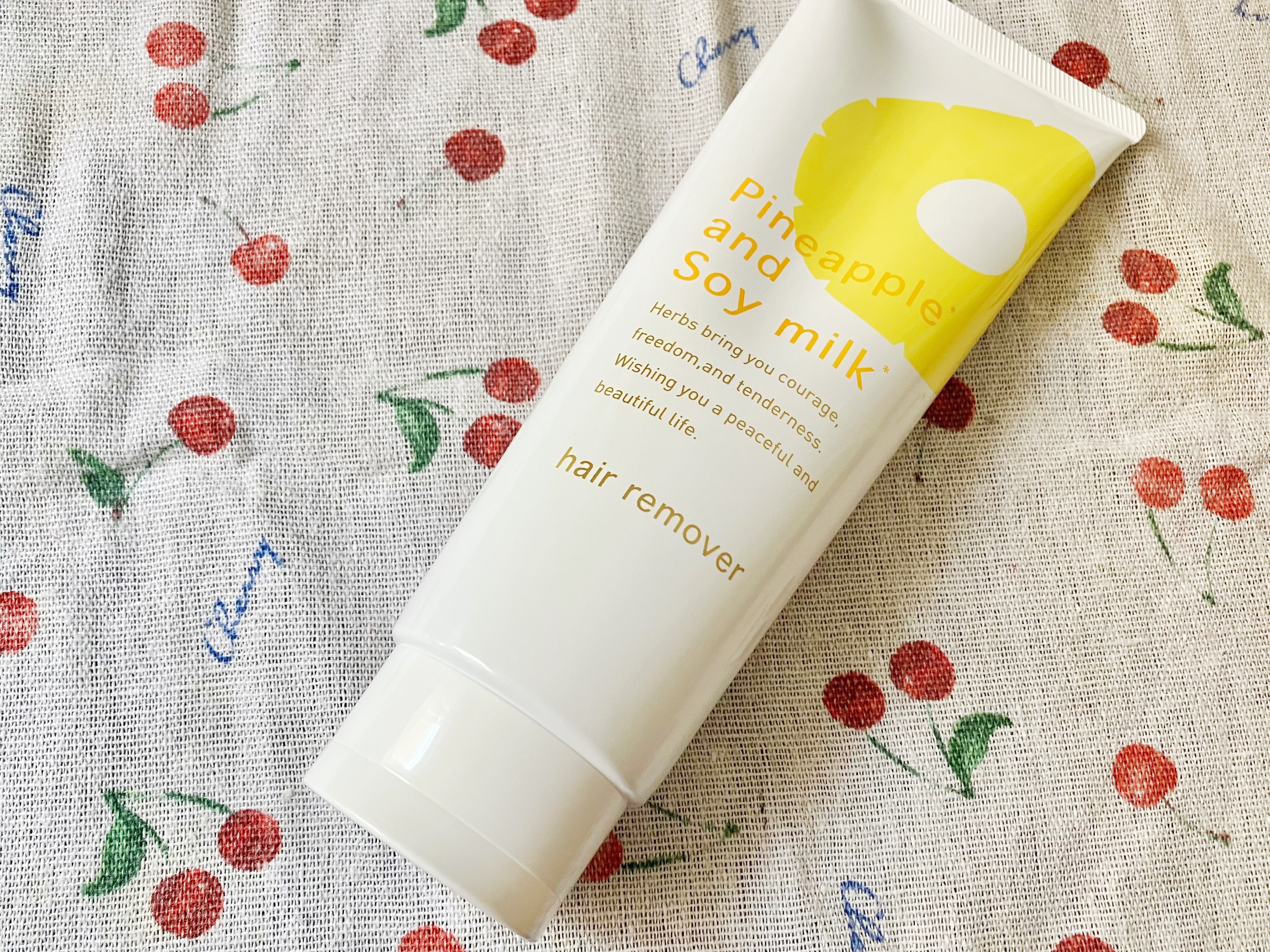 パイナップル豆乳除毛クリーム/鈴木ハーブ研究所/除毛クリームを使ったクチコミ（2枚目）