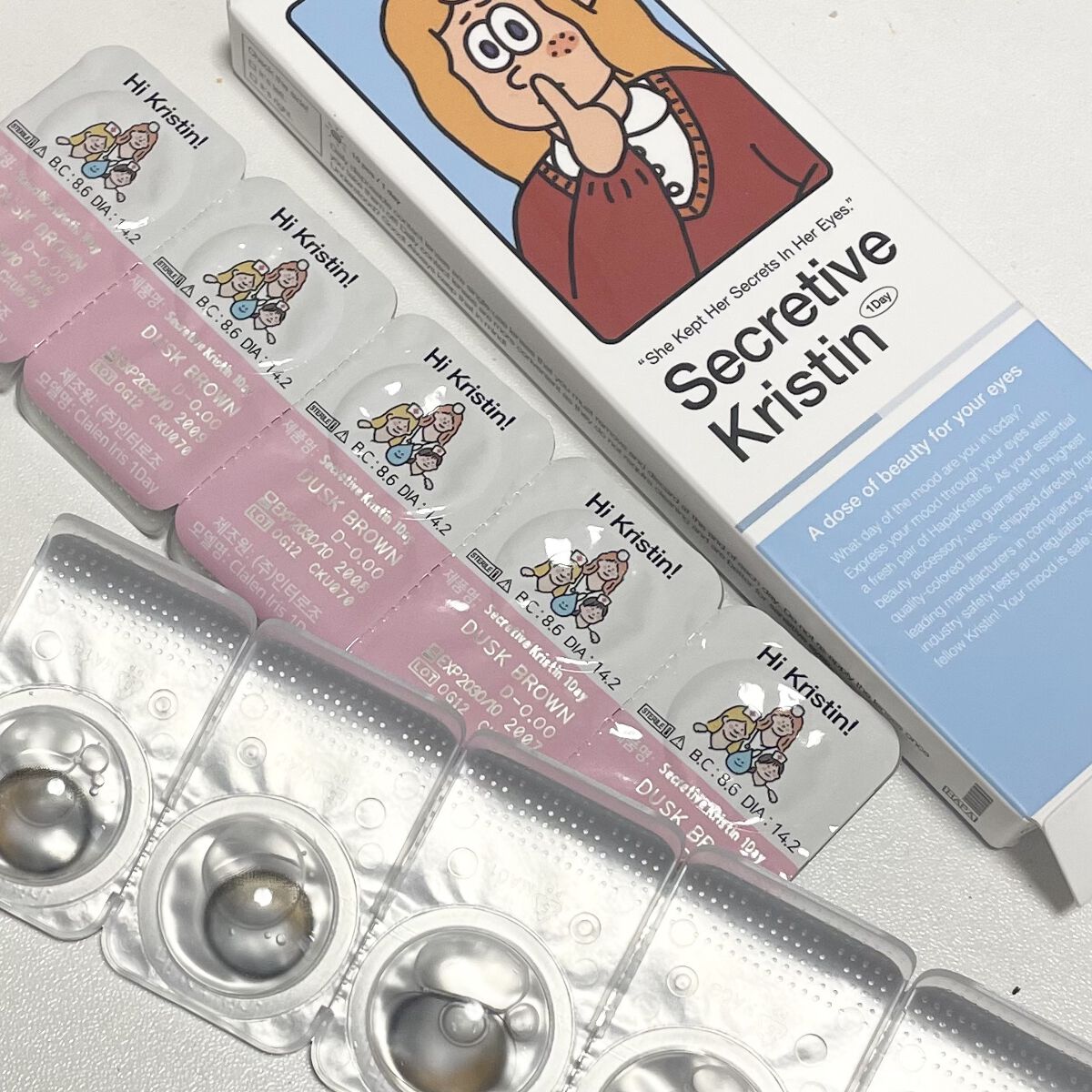 Secretive Kristen/Hapa kristin/カラーコンタクトレンズを使ったクチコミ（3枚目）