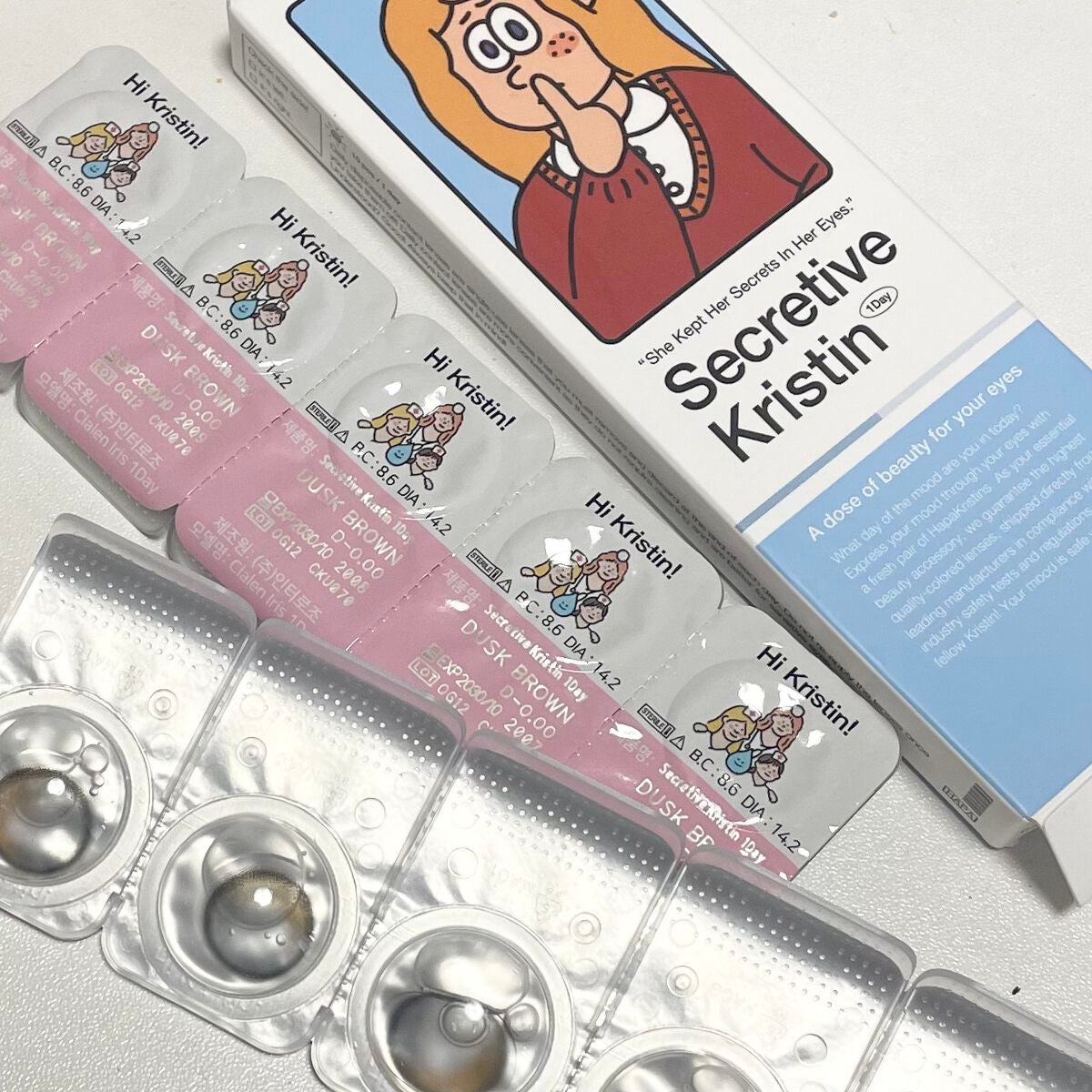 Secretive Kristen/Hapa kristin/カラーコンタクトレンズを使ったクチコミ(3枚目)