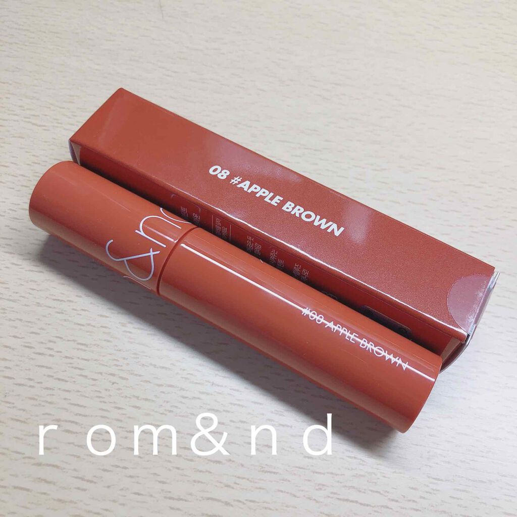 ジューシーラスティングティント/rom&nd/リップティントを使ったクチコミ（1枚目）