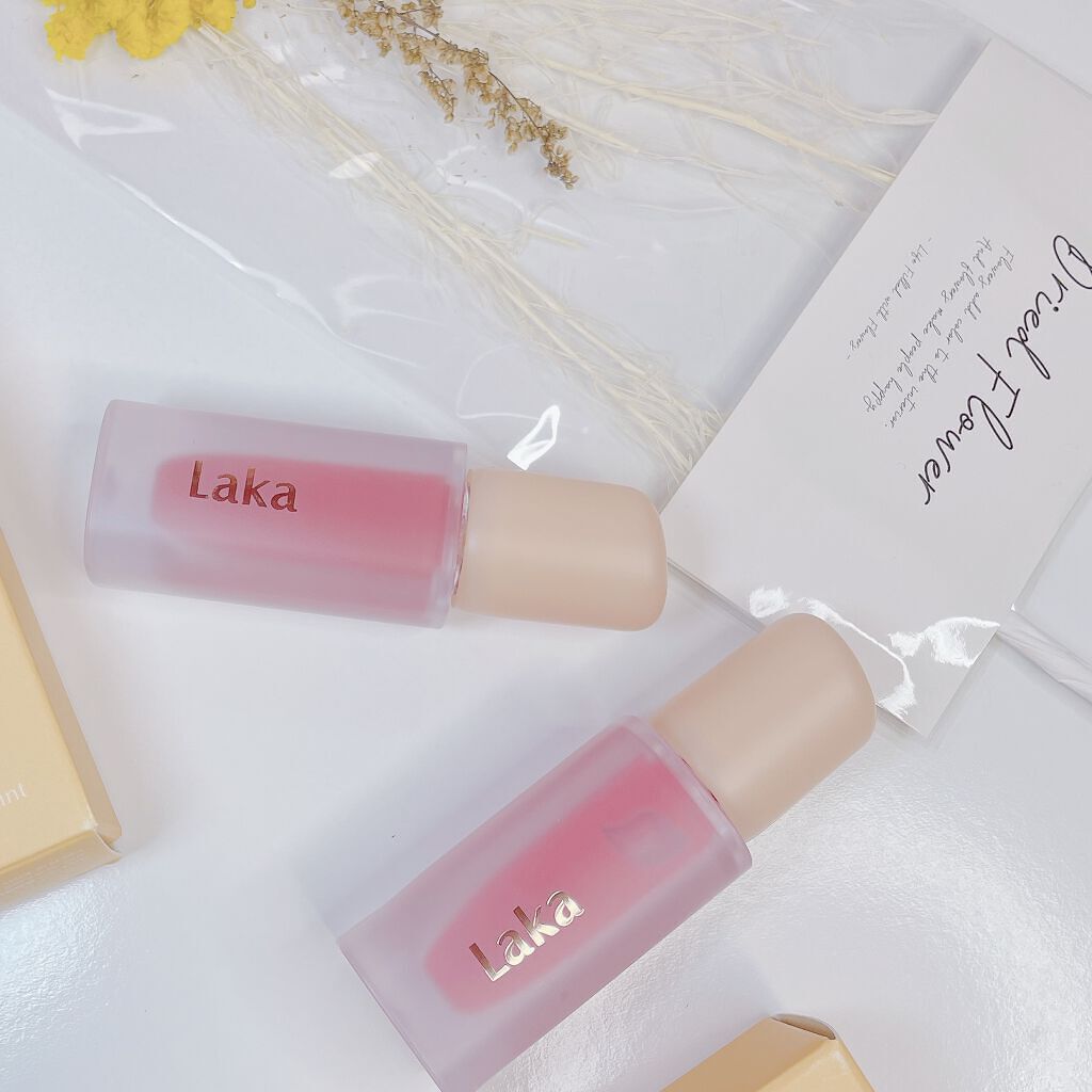 フルーティーグラムティント/Laka/リップティントを使ったクチコミ（2枚目）