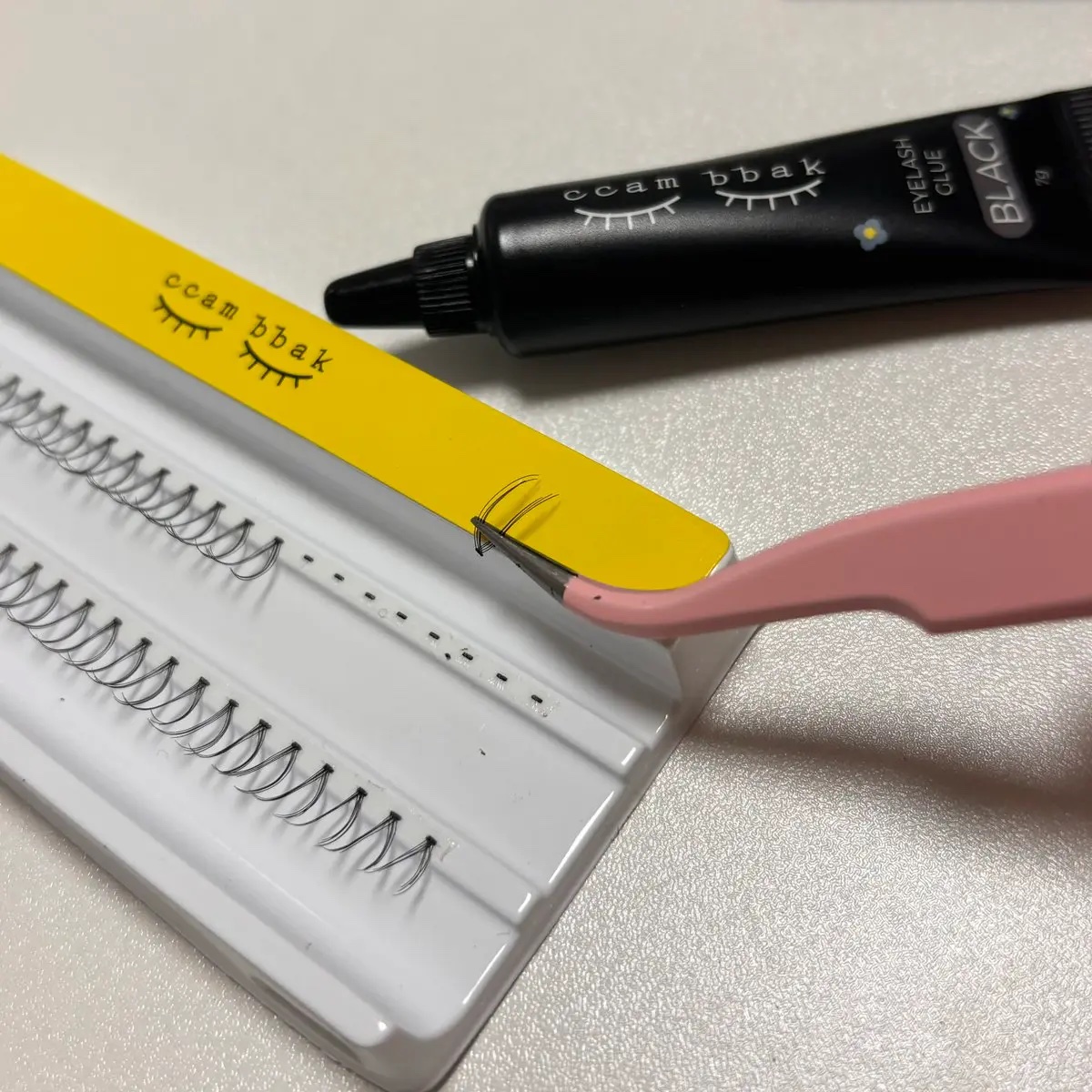 eyelash 10mm deep yellow/CCAM BBAK/つけまつげを使ったクチコミ（2枚目）