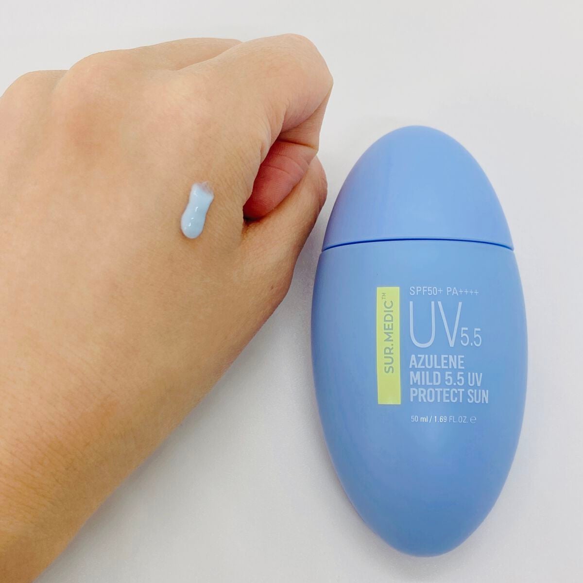 アズレンマイルド5.5 UV プロテクトサン/SUR.MEDIC/日焼け止めクリームを使ったクチコミ(4枚目)