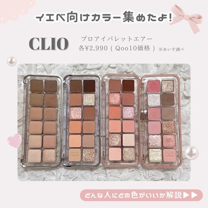 プロ アイ パレット エアー/CLIO/アイシャドウパレットを使ったクチコミ(2枚目)