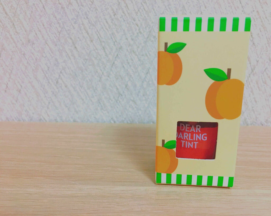 ディアダーリン ウォータージェルティント (アイスティント)/ETUDE/口紅を使ったクチコミ(2枚目)