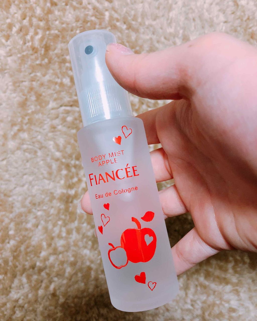 ボディミスト 恋りんごの香り/フィアンセ/香水(レディース)を使ったクチコミ（2枚目）