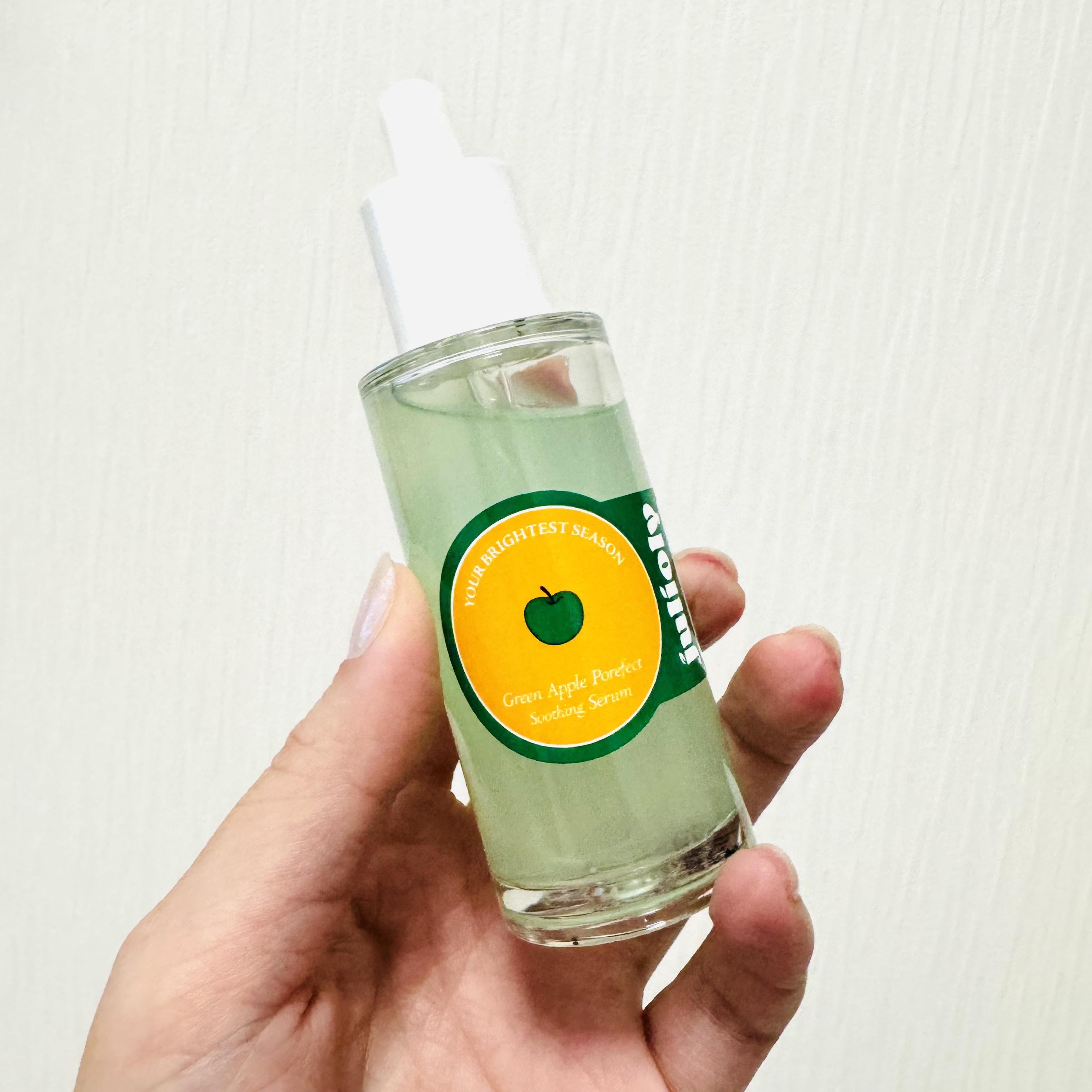 青リンゴ毛穴ケアセラム/Julioly/美容液を使ったクチコミ（3枚目）