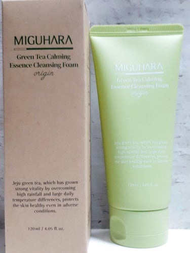 Green Tea Calming Essence Cleansing Foam/MIGUHARA/洗顔フォームを使ったクチコミ（1枚目）