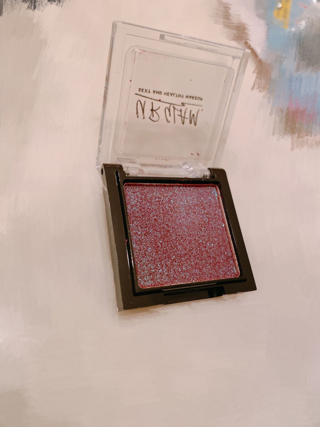 UR GLAM POWDER EYESHADOW/U R GLAM/単色アイシャドウを使ったクチコミ(2枚目)