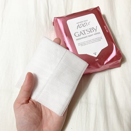 アイスデオドラント ボディペーパー フリーズピーチ <徳用タイプ> (医薬部外品)/ギャツビー/ボディシートを使ったクチコミ(5枚目)