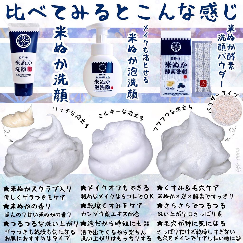 江戸こすめ メイクも落とせる米ぬか泡洗顔/ロゼット/泡洗顔を使ったクチコミ（3枚目）