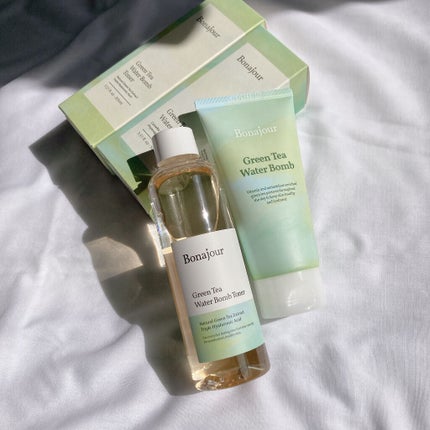 グリーンティーウォーターボム/Bonajour/フェイスクリームを使ったクチコミ(1枚目)