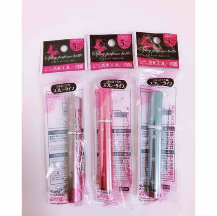 フラワーストーン付 香水スプレー容器/DAISO/その他化粧小物を使ったクチコミ(2枚目)