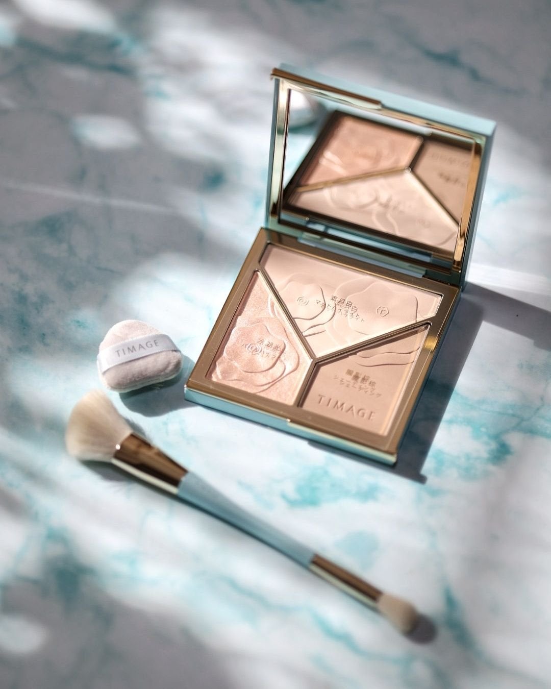 ハイライトシェーディングパレット/TIMAGE/パウダーハイライトを使ったクチコミ(1枚目)