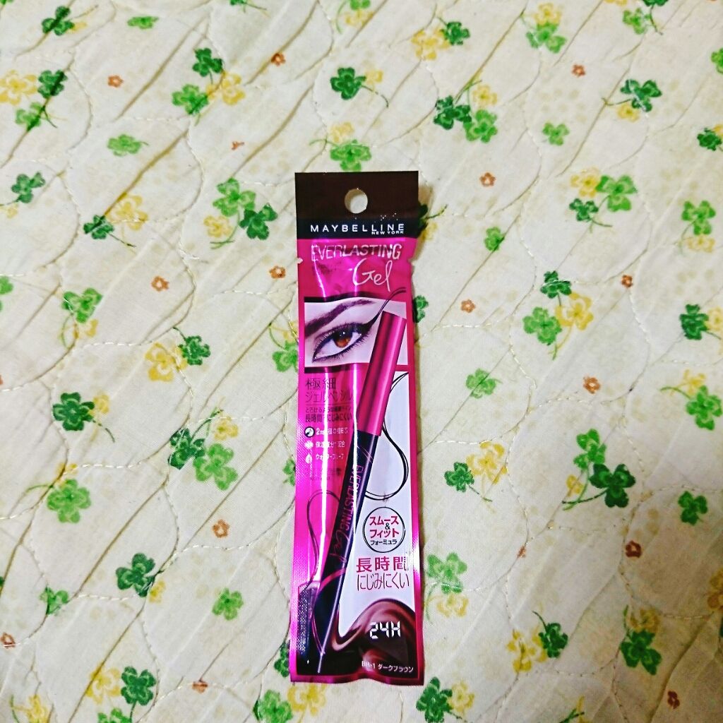 EVラスティング ジェルライナー エクストラスリム/MAYBELLINE NEW YORK/ジェルアイライナーを使ったクチコミ(1枚目)