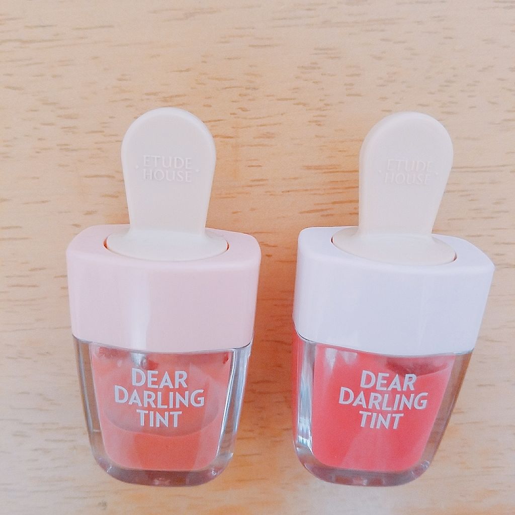 ディアダーリン ウォータージェルティント (アイスティント)/ETUDE/口紅を使ったクチコミ(1枚目)