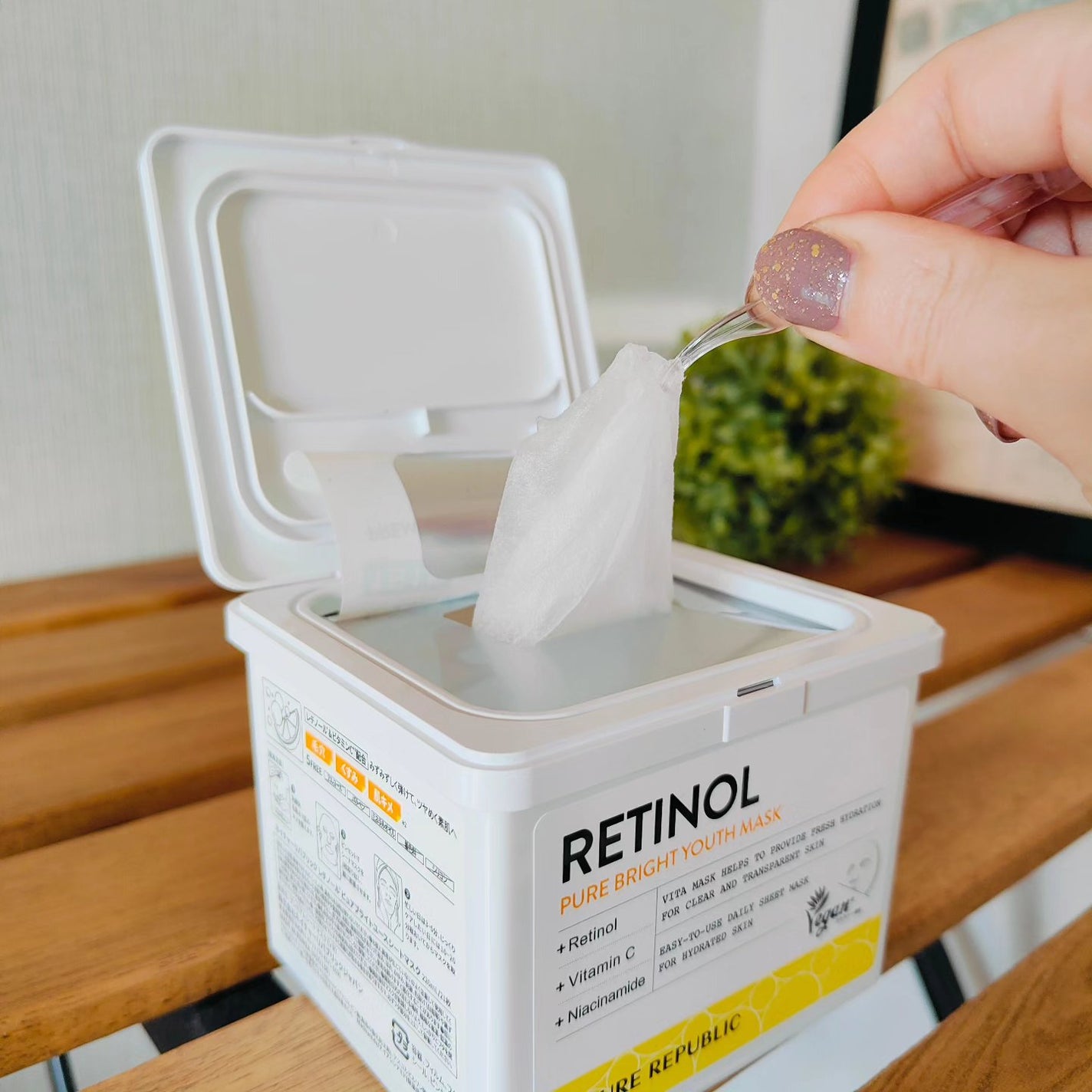 キューブマスク レチノール/ネイチャーリパブリック/シートマスク・パックを使ったクチコミ(1枚目)