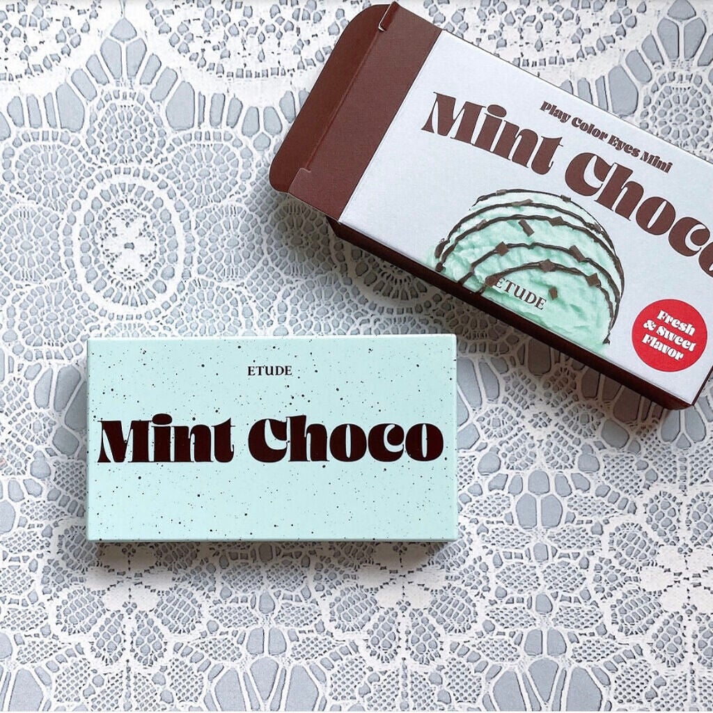 プレイカラーアイズミニ チョコミント/ETUDE/アイシャドウパレットを使ったクチコミ(2枚目)
