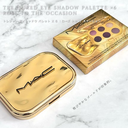 トレジャー アイシャドウ パレット ×6/M・A・C/アイシャドウパレットを使ったクチコミ(6枚目)