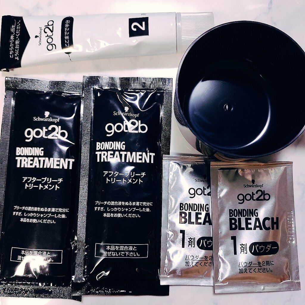 カラークリーム/got2b/ヘアカラーを使ったクチコミ（3枚目）