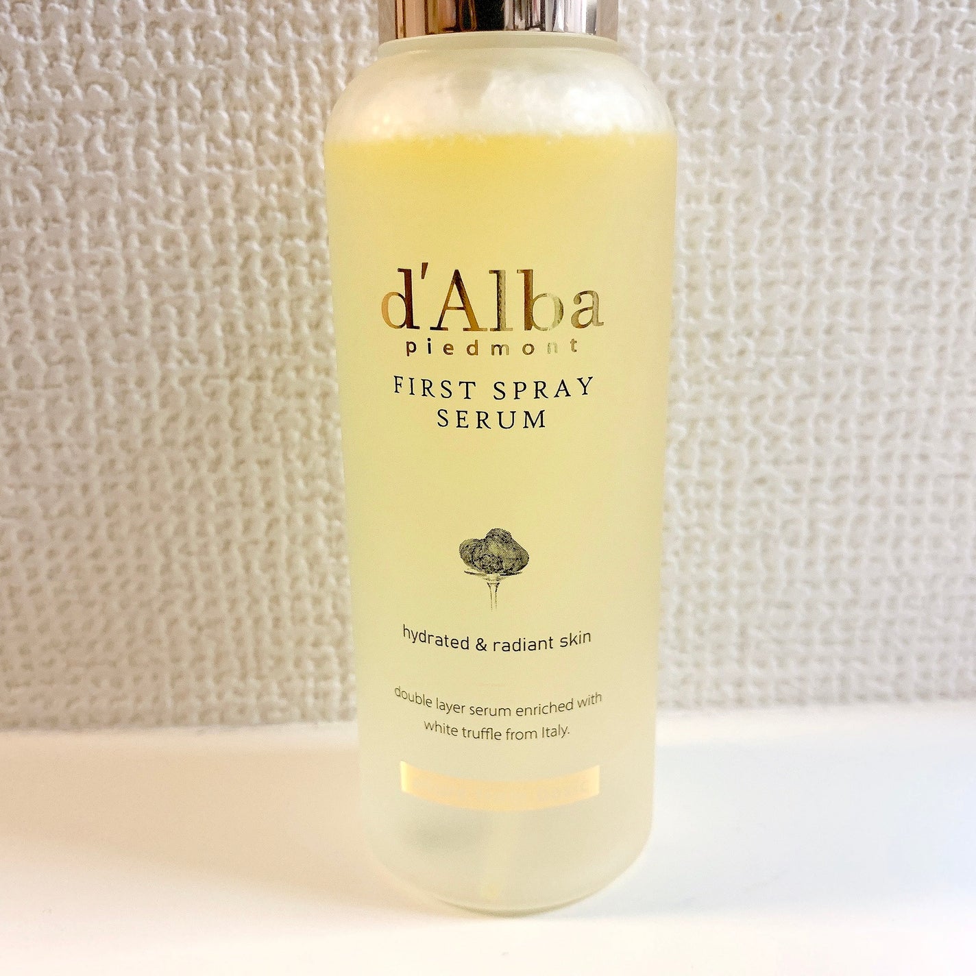 ダルバ ホワイトトリュフファーストスプレーセラム/ダルバ/ミスト状化粧水を使ったクチコミ(2枚目)