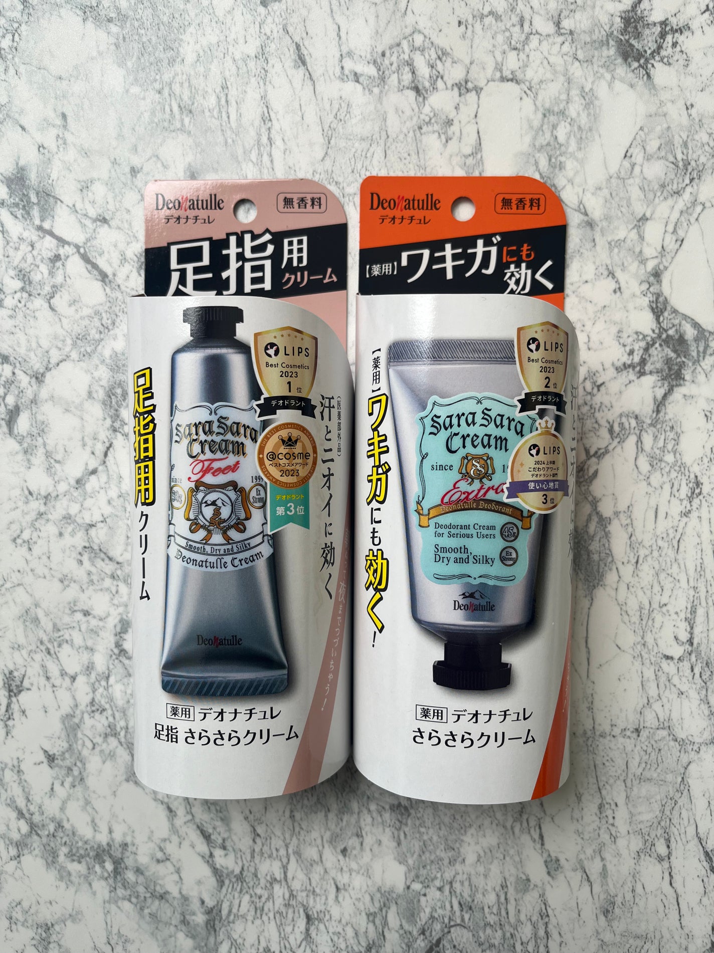 薬用足指さらさらクリーム/デオナチュレ/デオドラント・制汗剤を使ったクチコミ(5枚目)