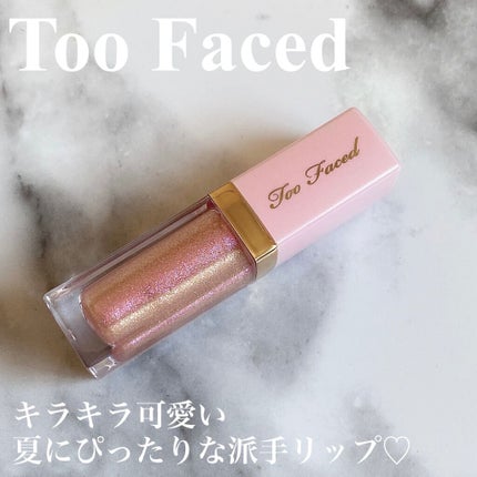 リッチ&ダズリン ハイシャイン スパークリング リップグロス/Too Faced/リップグロスを使ったクチコミ(1枚目)