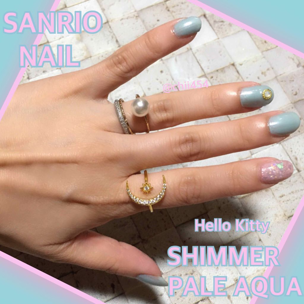 サンリオネイル/DAISO/マニキュアを使ったクチコミ(1枚目)