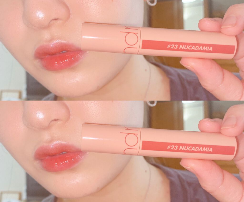 ジューシーラスティングティント/rom&nd/リップティントを使ったクチコミ(2枚目)