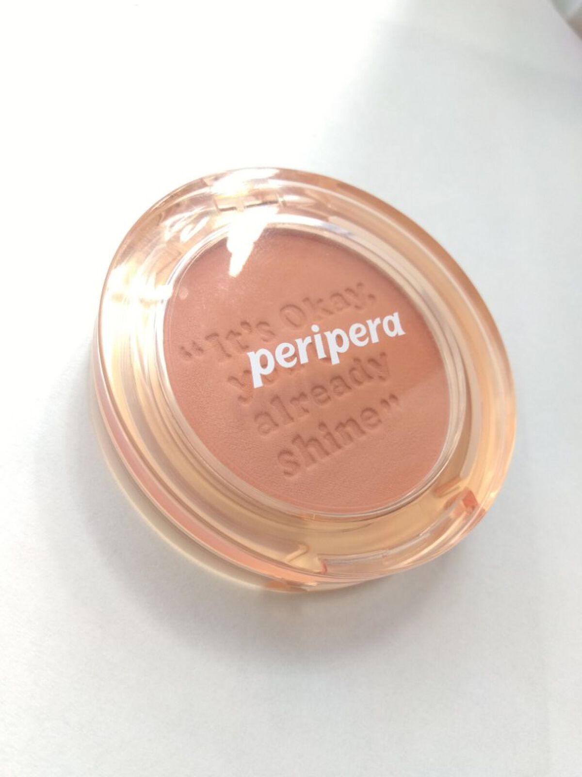 ピュア ブラッシュド サンシャイン チーク/PERIPERA/パウダーチークを使ったクチコミ（2枚目）