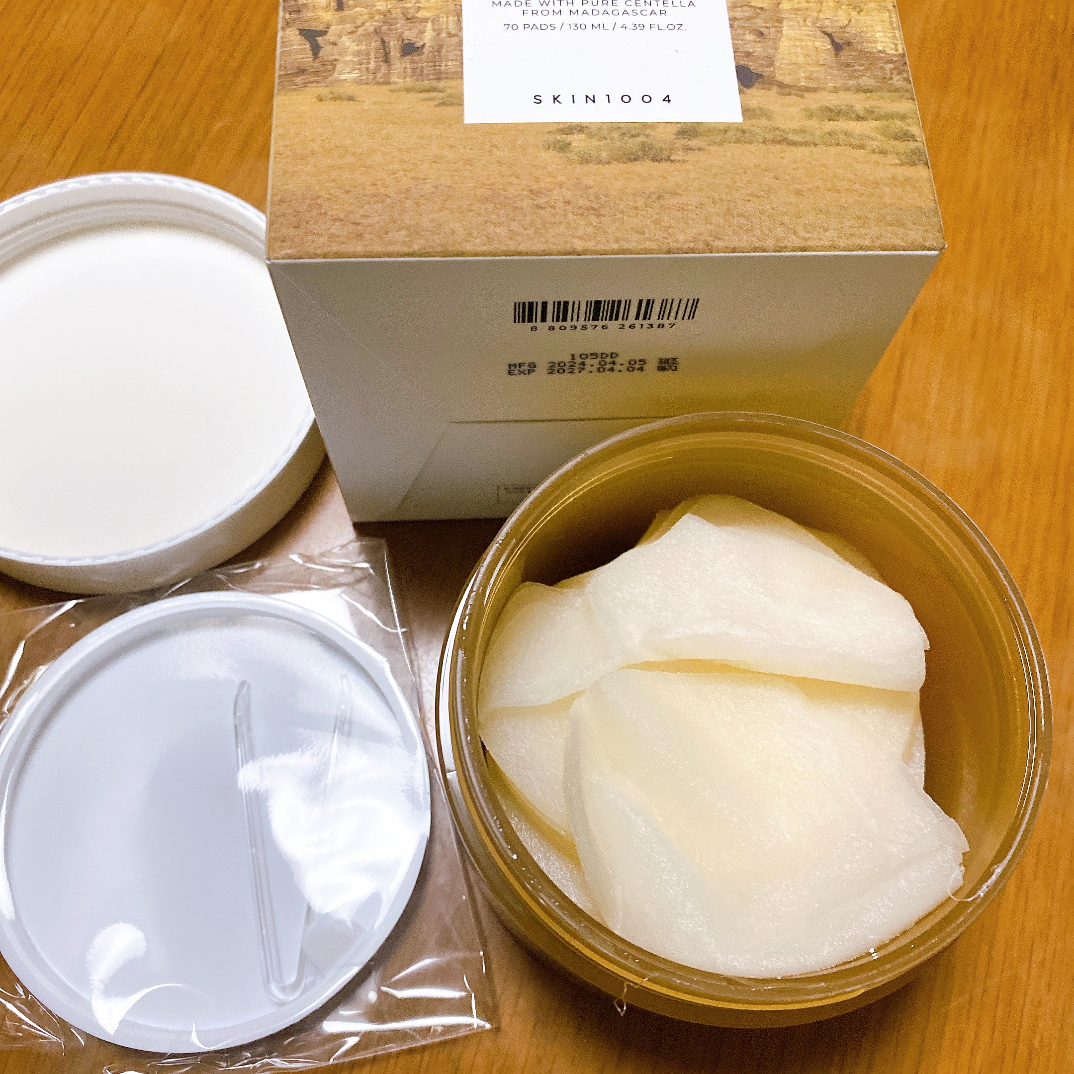 センテラ クイックカーミングパッド/SKIN1004/トナーパッドを使ったクチコミ（1枚目）