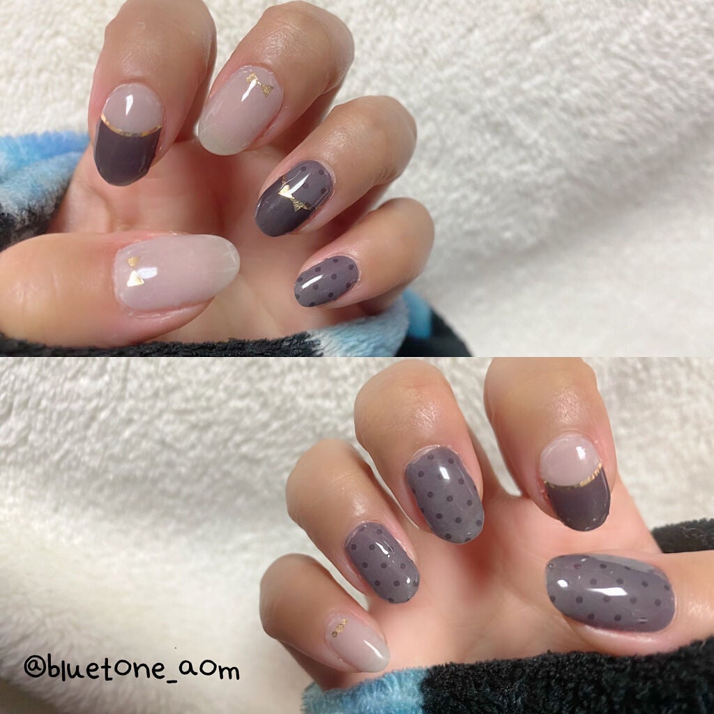 ジェルネイルシール/キャンドゥ/ネイルシールを使ったクチコミ(2枚目)