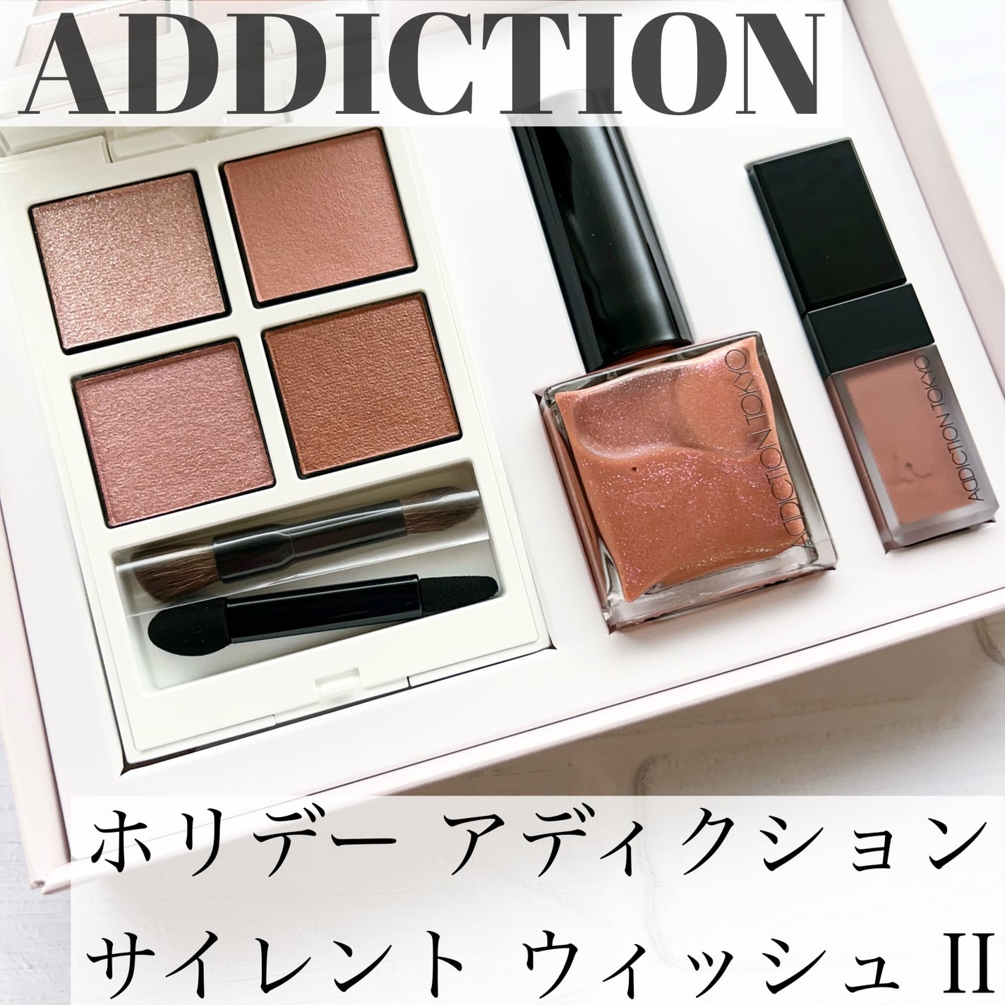 ホリデー アディクション サイレント ウィッシュⅠ/ADDICTION/メイクアップキットを使ったクチコミ(7枚目)