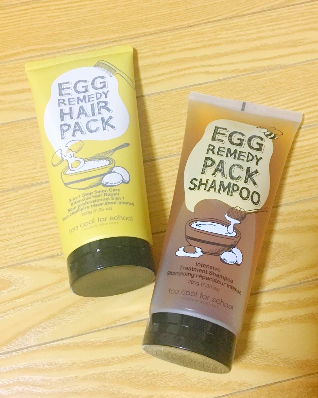 エッグレミディヘアパック/too cool for school/ヘアマスク・ヘアパックを使ったクチコミ(1枚目)