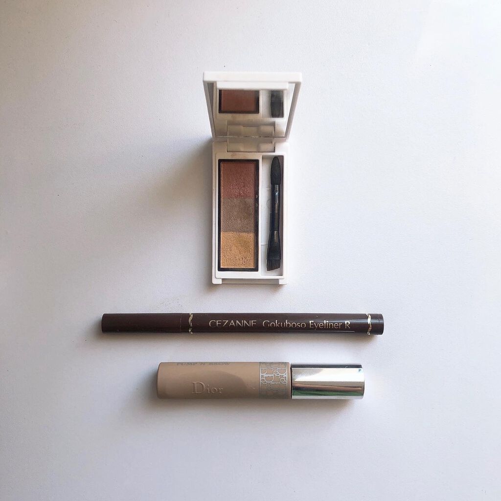ディオール ショウ パンプ ＆ ブロウ 011　ブロンド/Dior/眉マスカラを使ったクチコミ（3枚目）