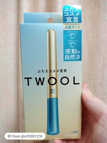 TWOOLダブルアイリッドハイブリットフィルム/SHOBIDO/二重まぶた用アイテムを使ったクチコミ(1枚目)