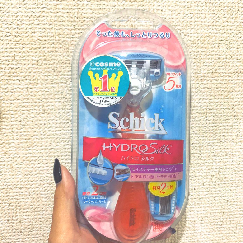 ハイドロシルク ホルダー (刃付き+替刃1コ)/ハイドロシルク/シェーバーを使ったクチコミ(1枚目)