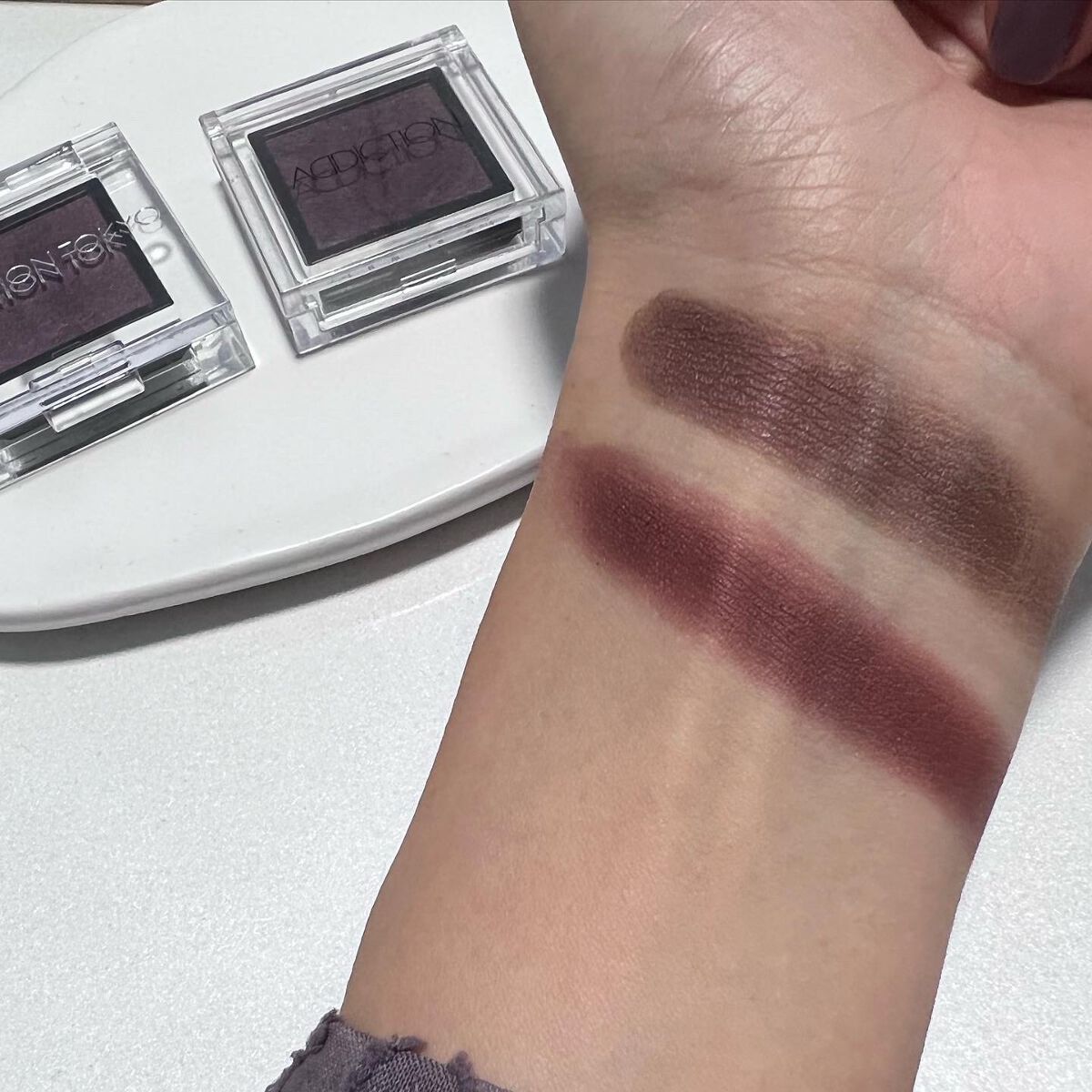 アディクション ザ アイシャドウ パール/ADDICTION/単色アイシャドウを使ったクチコミ(5枚目)