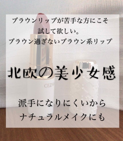 ラスティング リップカラーN/CEZANNE/口紅を使ったクチコミ(1枚目)