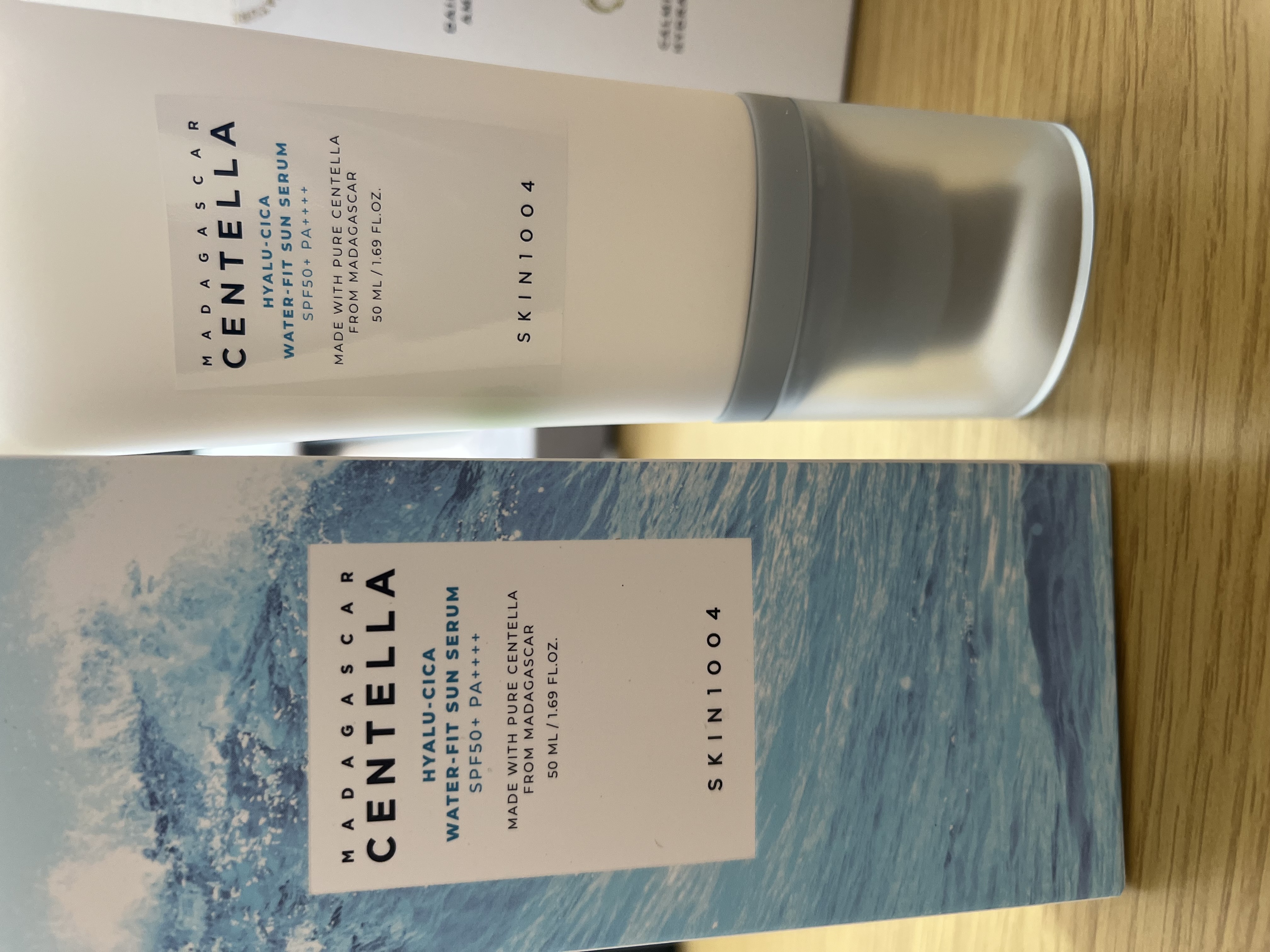 ヒアルーシカ ウォーターフィット サンセラム/SKIN1004/日焼け止めローションを使ったクチコミ（1枚目）