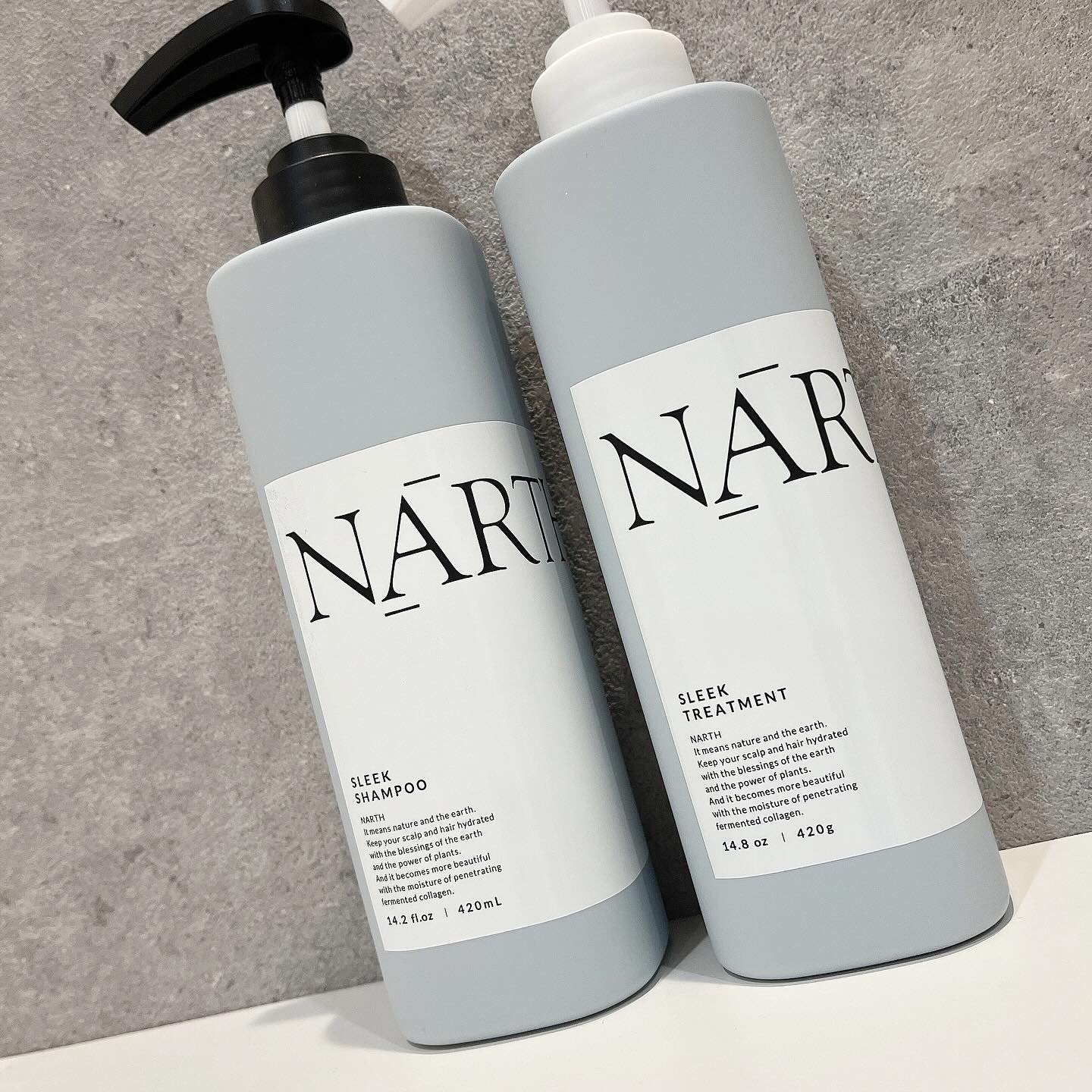 スリーク&リラックスシャンプー／トリートメント/NARTH/市販シャンプーを使ったクチコミ（2枚目）