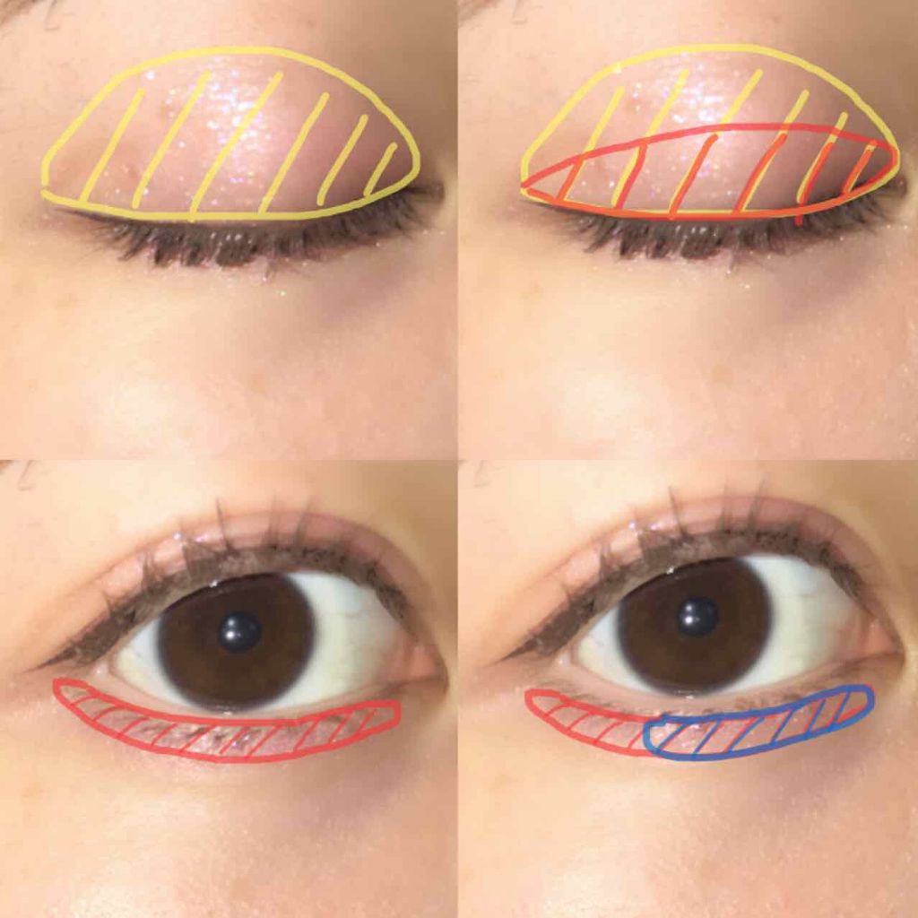 トーンアップアイシャドウ/CEZANNE/アイシャドウパレットを使ったクチコミ（3枚目）